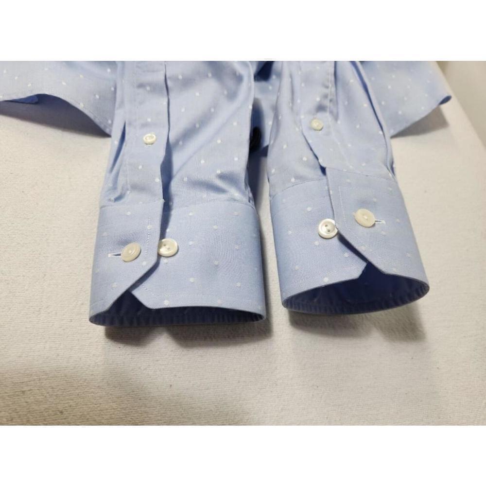 ETON BLUE COTTON MEN'S Luxury DRESS SHIRT-SIZE 43/17 - Picture 7 of 9